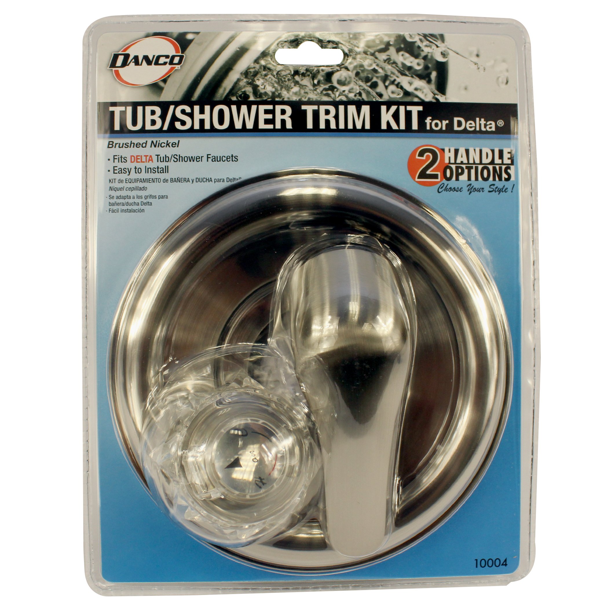 Danco 10004 Trim Kit, for Use with Delta Tub and Shower Faucets, Plastic, Brushed Nickel - Image 5