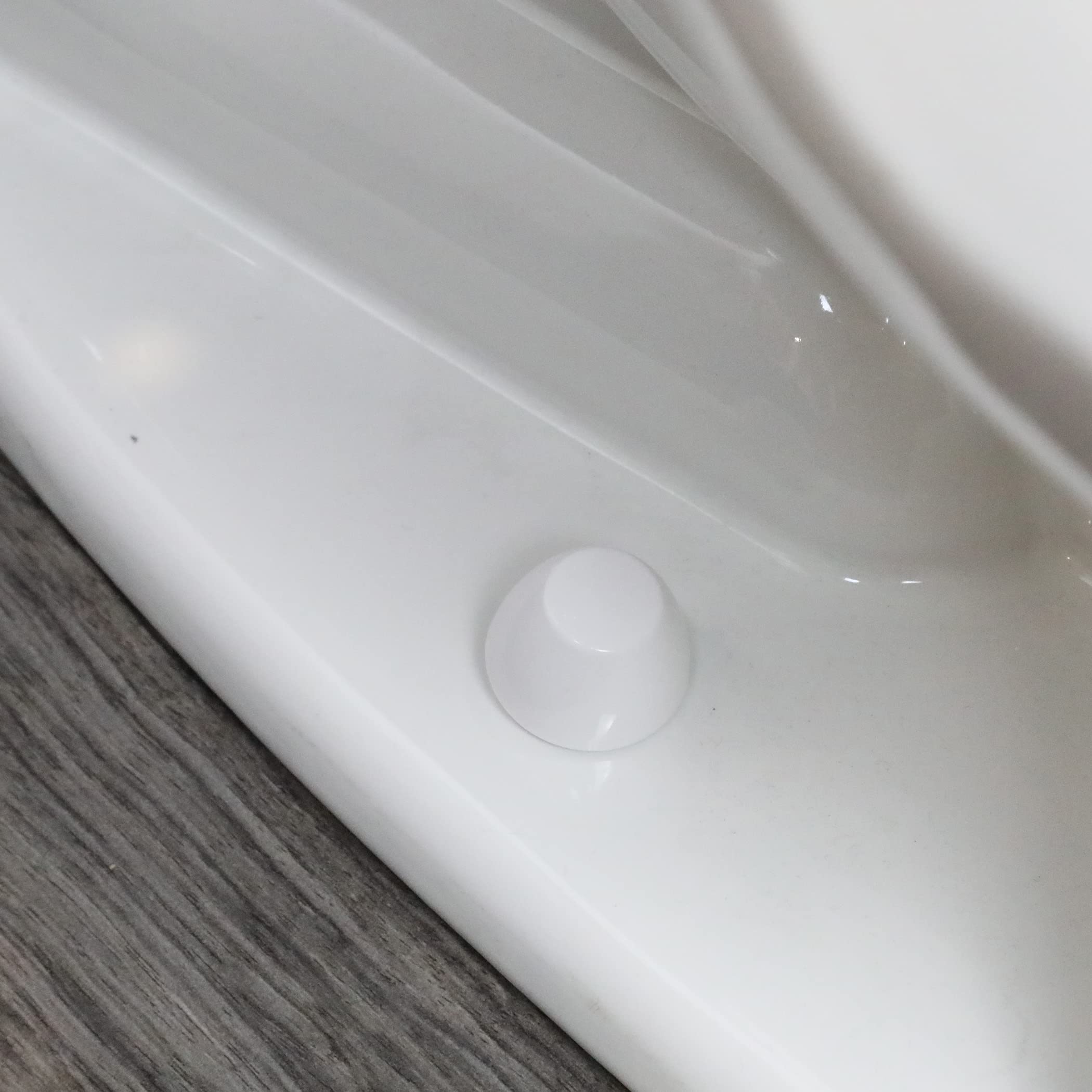 Danco 80821 Snap on Round Toilet Bolt Caps in White, Pack of 2 - Image 5