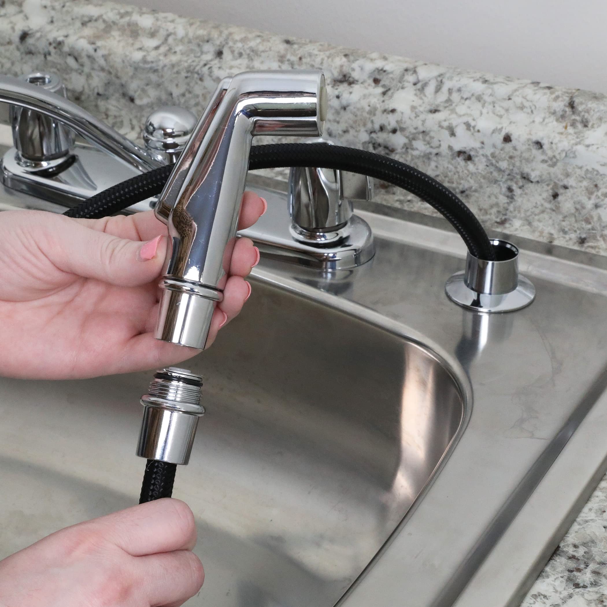 Danco 88760 Universal Fit Sink Spray Head, Chrome - Image 3