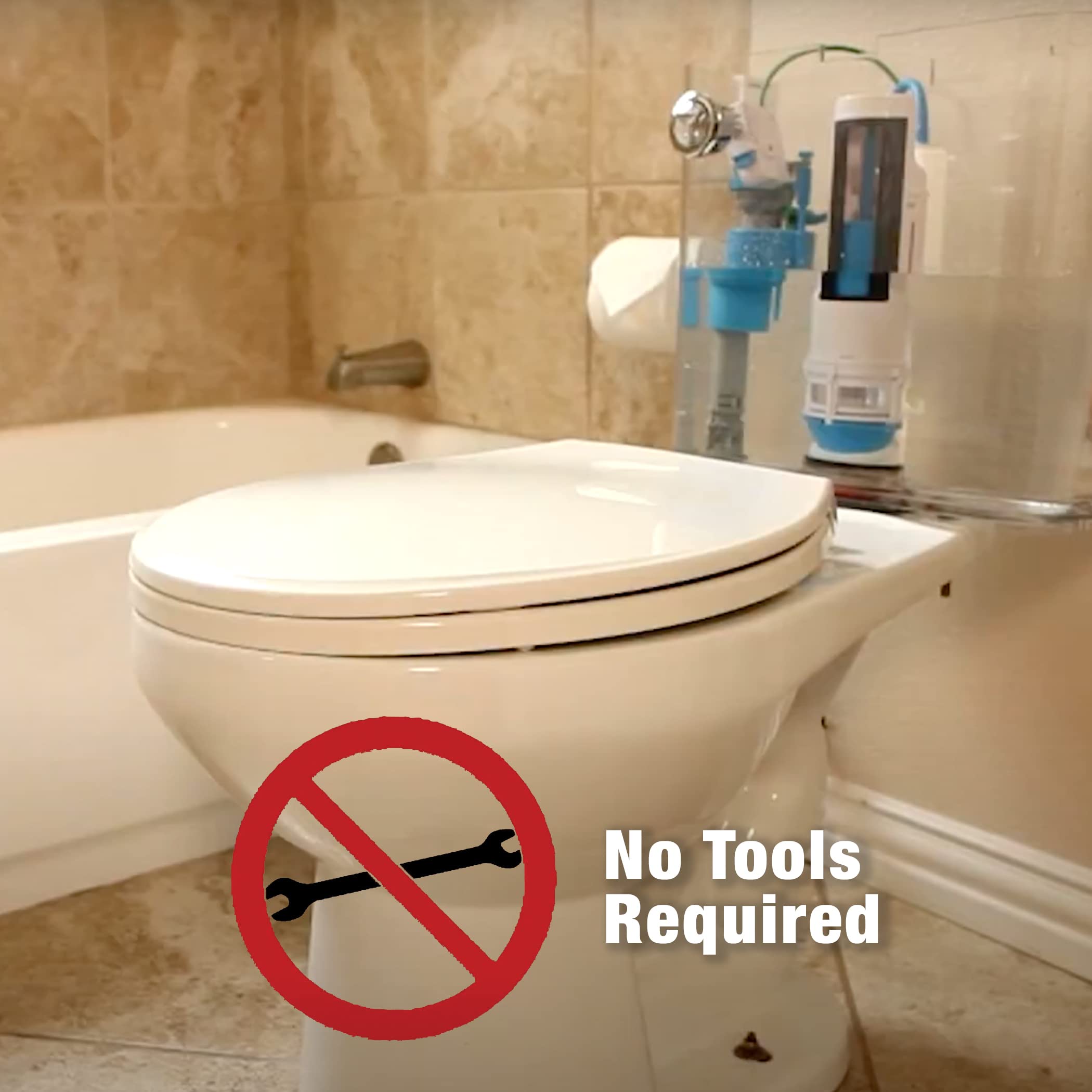 Danco HYR271T Hydroright Dual Flush Valve And Lever Handle, No Size, White - Image 6