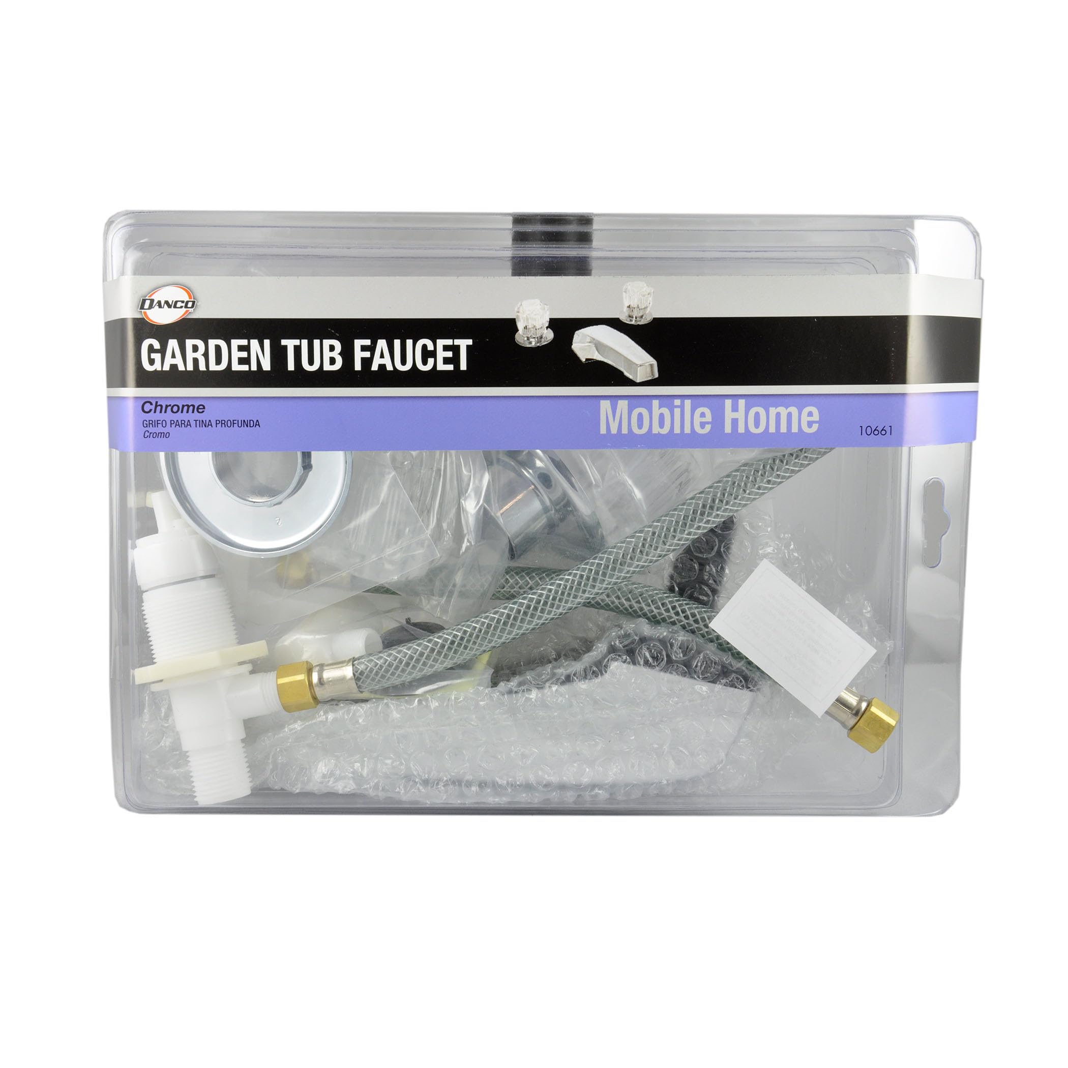 DANCO Mobile Home and RV 2-Handle Garden Tub Faucet, Chrome, 1-Pack (10661) - Image 6
