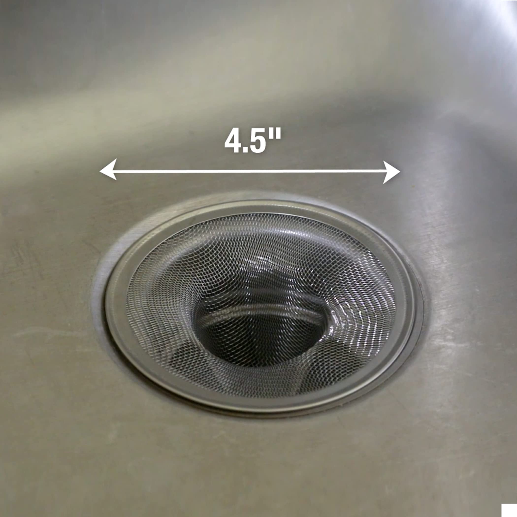 Danco, Stainless Steel 88822 4-1/2-Inch Kitchen Mesh Strainer - Image 3