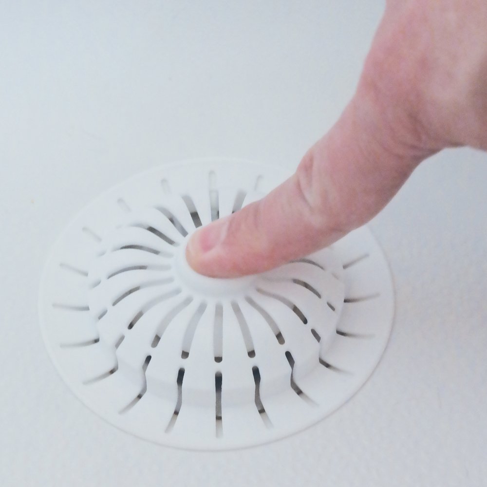 DANCO Universal Bathroom Bathtub Suction Cup Hair Catcher Strainer and Snare | Fits Lift & Turn, Push Button & Trip Lever Bathtub Drains | White (10771) - Image 8